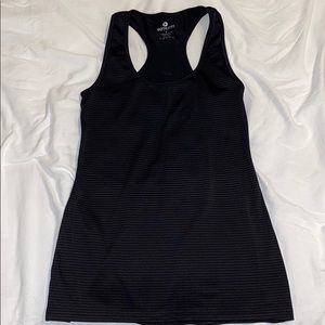 Women’s size small black striped racerback tank